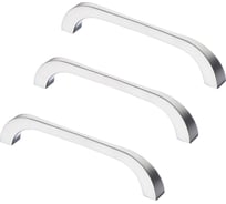 Комплект из 3 шт. Kerron ручка-скоба 128 мм S-2550-128 SC, матовый хром SET3(S-2550-128 SC)