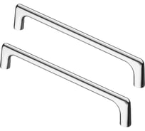 Комплект из 2 шт. Kerron ручка-скоба, 192 мм, хром, S-2390-192 SET2(S-2390-192)