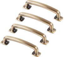 Комплект из 4 шт. Kerron ручка-скоба 96 мм RS-048-96 AB, античная бронза SET4(RS-048-96 AB)