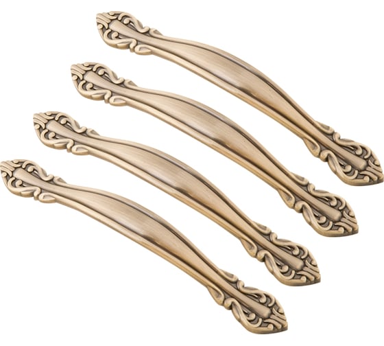 Комплект из 4 шт. Kerron, ручка-скоба 96 мм RS-011-96 BA, бронза SET4(RS-011-96 BA) 1