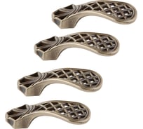 Комплект из 4 шт. Kerron ручка-кнопка, бронза, RK-041 BA SET4(RK-041 BA)