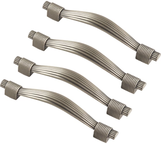 Комплект из 4 шт. Kerron ручка-скоба 128 мм RS-075-128 MAB, атласная бронза SET4(RS-075-128 MAB) 1