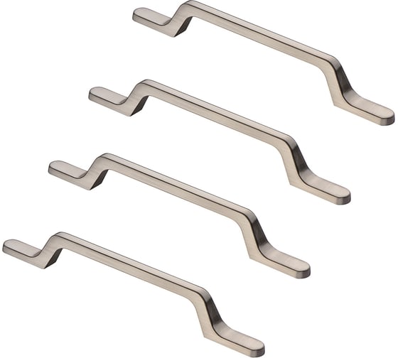 Комплект из 4 шт. Kerron ручка-скоба, 128 мм, сталь, S-2430-128 ST SET4(S-2430-128 ST) 1