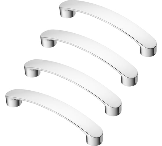 Комплект из 4 шт. Kerron ручка-скоба 96 мм S-2260-96, хром SET4(S-2260-96) 1
