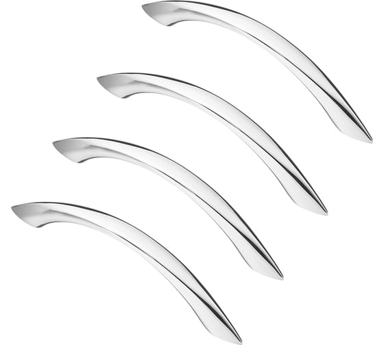 Комплект из 4 шт. Kerron ручка-скоба 96 мм S-2200-96, хром SET4(S-2200-96) 1