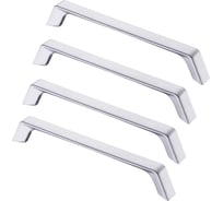 Комплект из 4 шт. Kerron ручка-скоба, 160 мм, S-2460-160 SC, матовый хром SET4(S-2460-160 SC)