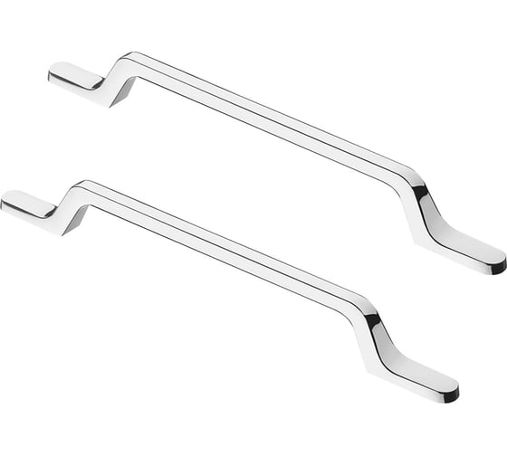 Комплект из 2 шт. Kerron ручка-скоба, 160 мм, хром, S-2430-160 SET2(S-2430-160) 1