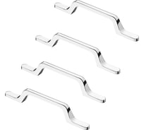 Комплект из 4 шт. Kerron ручка-скоба, 96 мм, хром, S-2430-96 SET4(S-2430-96)