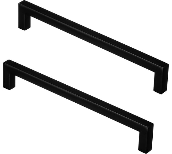 Комплект из 2 шт. Kerron ручка-скоба, 160 мм, матовый черный, S-4115-160 BL SET2(S-4115-160 BL) 1