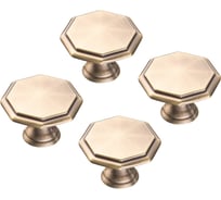 Комплект из 4 шт. Kerron ручка-кнопка, античная бронза, K-1080 AB SET4(K-1080 AB)