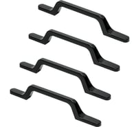 Комплект из 4 шт. Kerron ручка-скоба, 96 мм, S-2430-96 BL, матовый черный SET4(S-2430-96 BL)