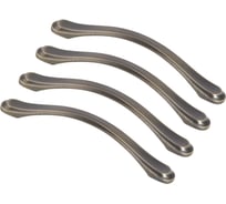 Комплект из 4 шт. Kerron, ручка-скоба 128 мм RS-004-128 MAB, атласная бронза SET4(RS-004-128 MAB)