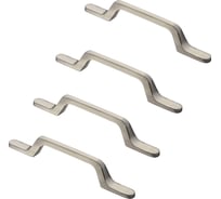 Комплект из 4 шт. Kerron ручка-скоба, 96 мм, сталь, S-2430-96 ST SET4(S-2430-96 ST)
