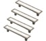Комплект из 4 шт. Kerron ручка-скоба с фарфором, 96 мм, SF15-11-96 BAZ, чернёный старинный цинк SET4(SF15-11-96 BAZ) 1