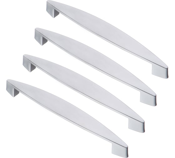 Комплект из 4 шт. Kerron ручка-скоба 128 мм S-2250-128 SC, матовый хром SET4(S-2250-128 SC) 1