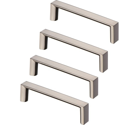 Комплект из 4 шт. Kerron ручка-скоба, 96 мм, сталь, S-2440-96 ST SET4(S-2440-96 ST) 1