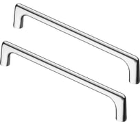 Комплект из 2 шт. Kerron ручка-скоба, 160 мм, хром, S-2390-160 SET2(S-2390-160)