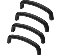 Комплект из 4 шт. Kerron ручка-скоба 96 мм RS-103-96 BL, матовый чёрный SET4(RS-103-96 BL)