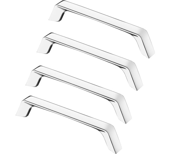 Комплект из 4 шт. Kerron ручка-скоба, 128 мм, S-2460-128, хром SET4(S-2460-128) 1