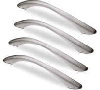 Комплект из 4 шт. Kerron ручка-скоба 128 мм S-2171-128 SC, матовый хром SET4(S-2171-128 SC)