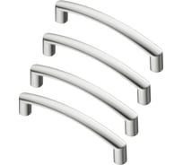Комплект из 4 шт. Kerron ручка-скоба 96 мм S-2270-96 SC, матовый хром SET4(S-2270-96 SC)