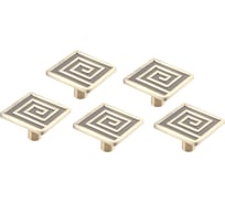 Комплект из 5 шт. Kerron, ручка-кнопка RK-031 AB, античная бронза SET5(RK-031 AB)
