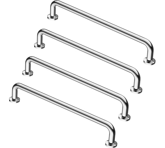 Комплект из 4 шт. Kerron ручка-скоба, 160 мм, хром, S-2380-160 SET4(S-2380-160) 1