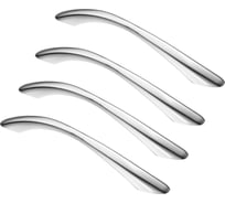 Комплект из 4 шт. Kerron ручка-скоба 128 мм S-2171-128, хром SET4(S-2171-128)