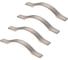Комплект из 4 шт. Kerron ручка-скоба, 96 мм, сталь, S-2420-96 ST SET4(S-2420-96 ST) 1