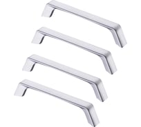 Комплект из 4 шт. Kerron ручка-скоба, 128 мм, S-2460-128 SC, матовый хром SET4(S-2460-128 SC)
