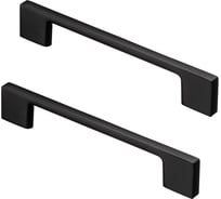 Комплект из 2 шт. Kerron ручка-рейлинг, 128 мм, матовый черный, R-3031-128 BL SET2(R-3031-128 BL)