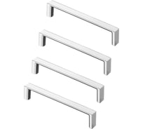 Комплект из 4 шт. Kerron ручка-скоба, 128 мм, хром, S-2440-128 SET4(S-2440-128)