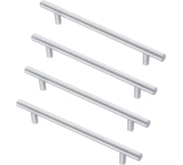 Комплект из 4 шт. Kerron ручка-рейлинг Ø12 мм, R-3020-192 SC, матовый хром SET4(R-3020-192 SC)