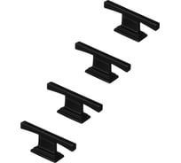 Комплект из 4 шт. Kerron ручка-кнопка, матовый черный, RK-108 BL SET4(RK-108 BL)