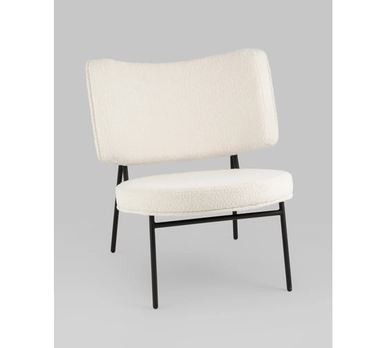 Кресло Стул Груп District Lounge букле белый LV-101-S000-01