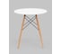 Стол для кухни обеденный Стул Груп круглый EAMES DSW NEW D 70, белый T001-70 2