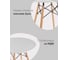 Стол для кухни обеденный Стул Груп круглый EAMES DSW NEW D 70, белый T001-70 6