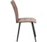 Стул обеденный Tetchair Bari разборный, ткань велюр, 44x60x91, бежевый/черный, (Porsche 5) 21655 3