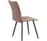 Стул обеденный Tetchair Bari разборный, ткань велюр, 44x60x91, бежевый/черный, (Porsche 5) 21655 4