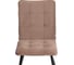 Стул обеденный Tetchair Bari разборный, ткань велюр, 44x60x91, бежевый/черный, (Porsche 5) 21655 10