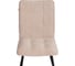 Стул обеденный Tetchair Bari разборный, ткань велюр, 44x60x91, молочный/черный, (Porsche 2) 21653 7