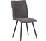 Стул обеденный Tetchair Bari разборный, ткань велюр, 44x60x91, серый/черный, (Porsche 9) 21654 1