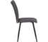 Стул обеденный Tetchair Bari разборный, ткань велюр, 44x60x91, серый/черный, (Porsche 9) 21654 3