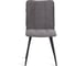 Стул обеденный Tetchair Bari разборный, ткань велюр, 44x60x91, серый/черный, (Porsche 9) 21654 6