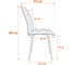 Стул обеденный Tetchair Bari разборный, ткань велюр, 44x60x91, серый/черный, (Porsche 9) 21654 12