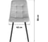 Стул для кухни обеденный Стул Груп Chilly Чили, велюр мокка OS-2011-V seat HLR-8 8