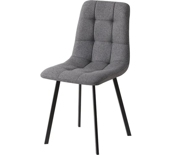 Стул для кухни обеденный Стул Груп Chilly, рогожка Lumos, темно-серый OS-2011LUM-V seat Lum-13 D. grey