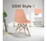 Стул для кухни обеденный Стул Груп EAMES, персиковый Y801-V SEAT peach 70032 11