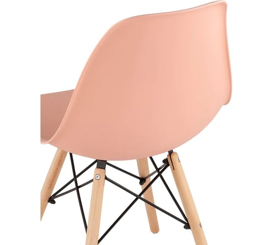 Стул для кухни обеденный Стул Груп EAMES, персиковый комплект 4 стула Y801-V SEAT peach 70032 BOX