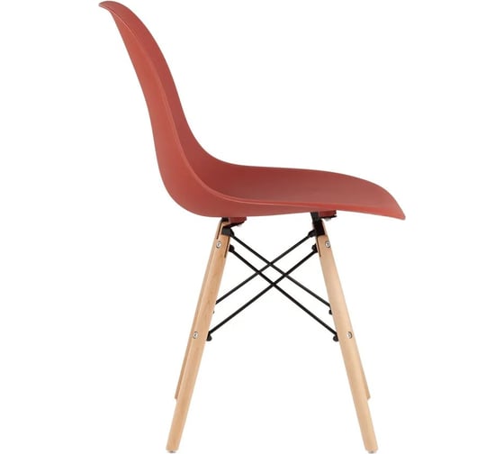 Стул для кухни обеденный Стул Груп EAMES, терракотовый комплект 4 стула Y801-V SEAT terracotta BOX